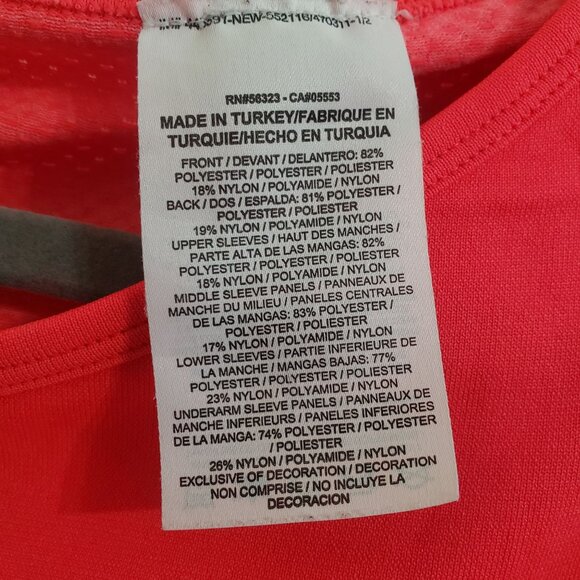 Nike Dri-Fit Womens Athletic Top Long Sleeve Orange Size S - Picture 5 of 5